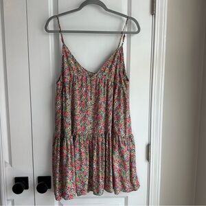 Natural Life Riley Boho Mini Dress Ditsy Floral (Size M)